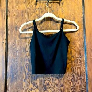 Black tank top